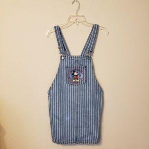 Forever 21 Mickey Mouse Overall Dress